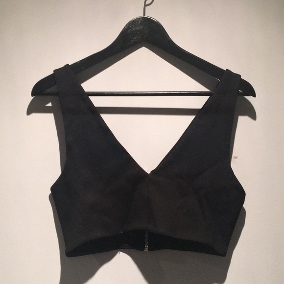 Zara Tops - Zara Black Crop Top Size M